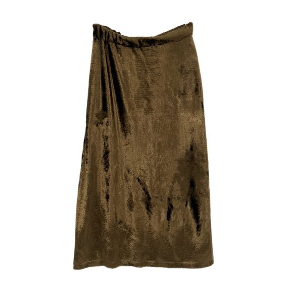 Vince Green Elastic Waist Midi SkirtNew With Tags
